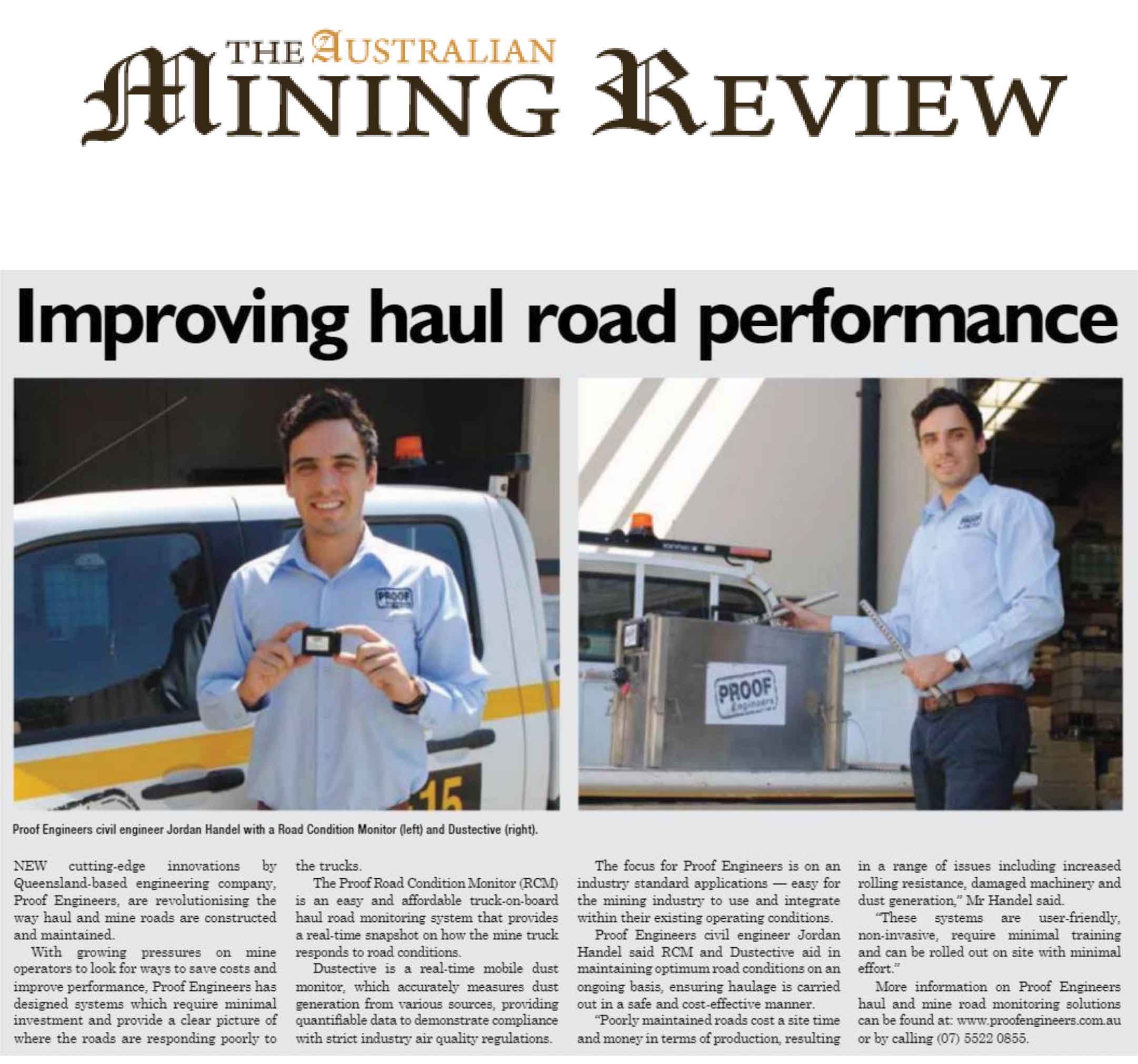 Improving Haul Road Performance