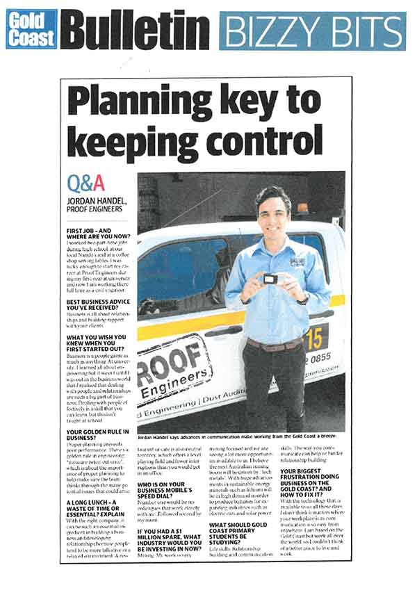 Planning Key to Keeping Control